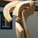 "Ve větru" (detail), jasan, 2012, 270cm