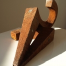 "Ležící figura", šedá litina, 2014, 59cm